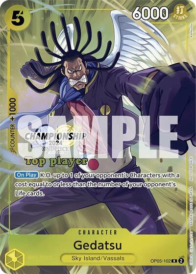 Gedatsu (Championship 2024 Top Player Pack) #OP05-102 One Piece Promotion Cards