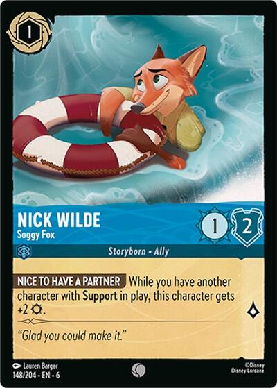 Nick Wilde - Soggy Fox #148 Azurite Sea