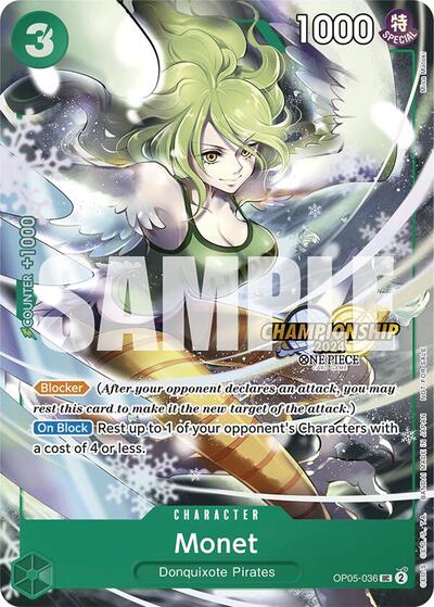 Monet (CS 2024 Event Pack) #OP05-036 One Piece Promotion Cards