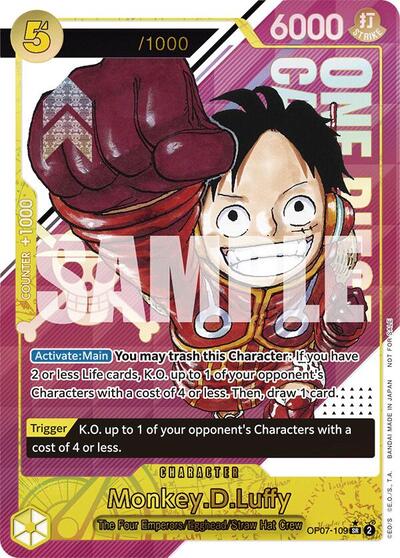 Monkey.D.Luffy (CS 2024 Event Pack) #OP07-109 One Piece Promotion Cards