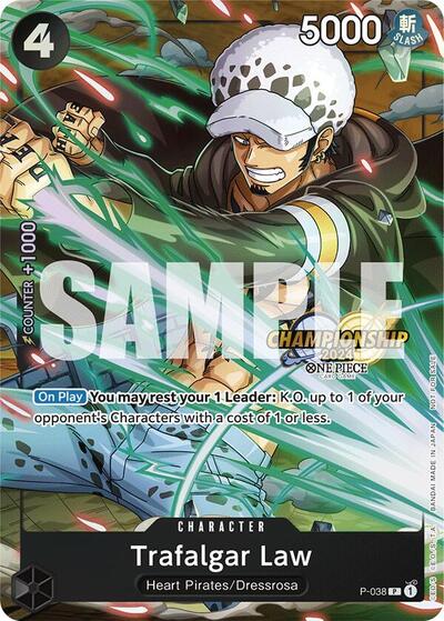 Trafalgar Law - P-038 (CS 2024 Event Pack) #P-038 One Piece Promotion Cards
