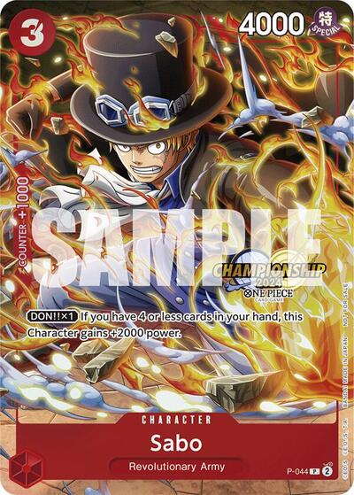 Sabo (CS 2024 Event Pack) #P-044 One Piece Promotion Cards