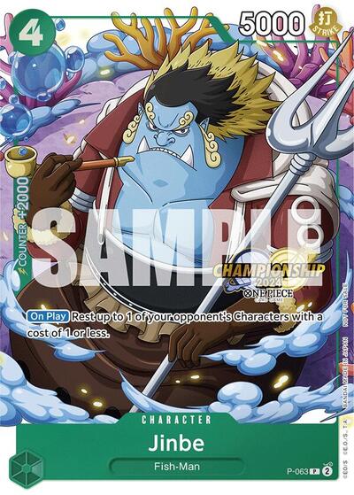 Jinbe (CS 2024 Event Pack) #P-063 One Piece Promotion Cards