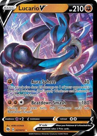 Lucario V #27 Deck Exclusives