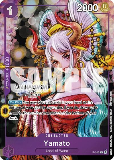 Yamato (CS 2024 Event Pack Finalist) #P-046 One Piece Promotion Cards