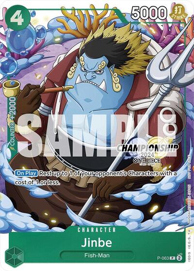 Jinbe (CS 2024 Event Pack Finalist) #P-063 One Piece Promotion Cards