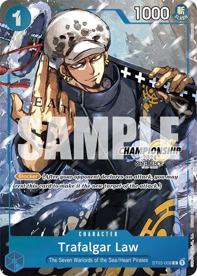 Trafalgar Law - ST03-008 (CS 2024 Event Pack Finalist) #ST03-008 One Piece Promotion Cards