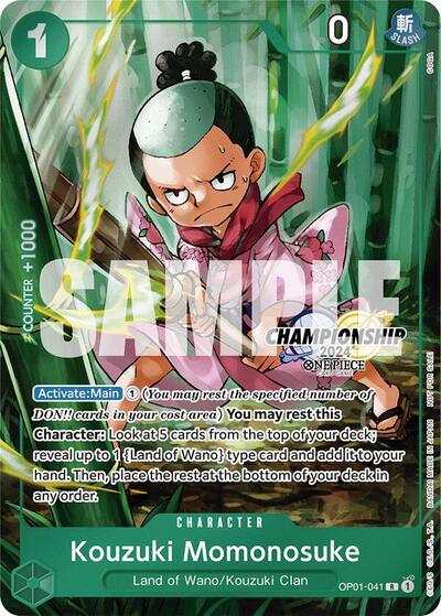 Kouzuki Momonosuke (CS 2024 Celebration Pack) #OP01-041 One Piece Promotion Cards