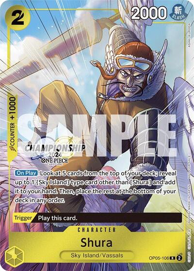 Shura (CS 2024 Celebration Pack) #OP05-106 One Piece Promotion Cards