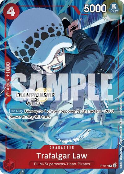 Trafalgar Law (CS 2024 Celebration Pack) #P-017 One Piece Promotion Cards