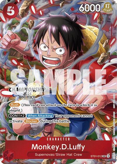 Monkey.D.Luffy (CS 2024 Celebration Pack) #ST01-012 One Piece Promotion Cards