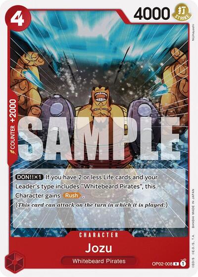Jozu #OP02-008 Starter Deck 15: RED Edward.Newgate
