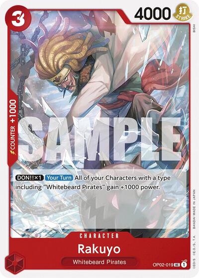 Rakuyo #OP02-019 Starter Deck 15: RED Edward.Newgate