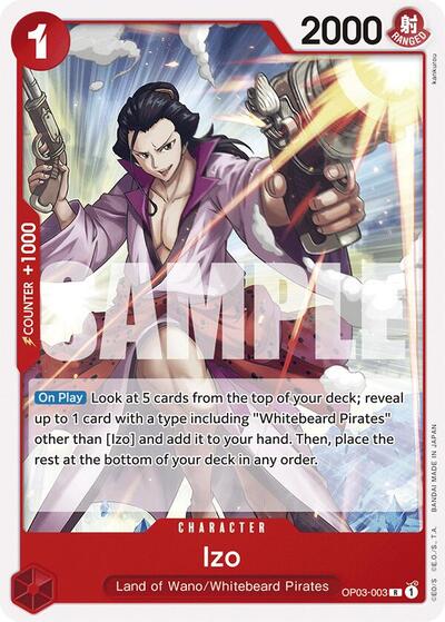 Izo #OP03-003 Starter Deck 15: RED Edward.Newgate