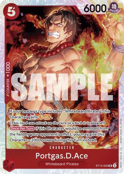 Portgas.D.Ace #ST15-005 Starter Deck 15: RED Edward.Newgate
