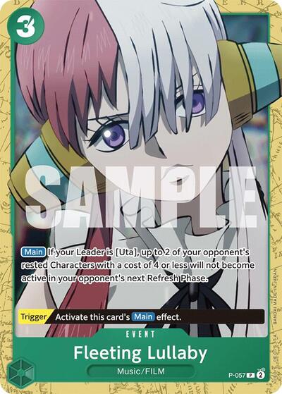 Fleeting Lullaby #P-057 Starter Deck 16: GREEN Uta