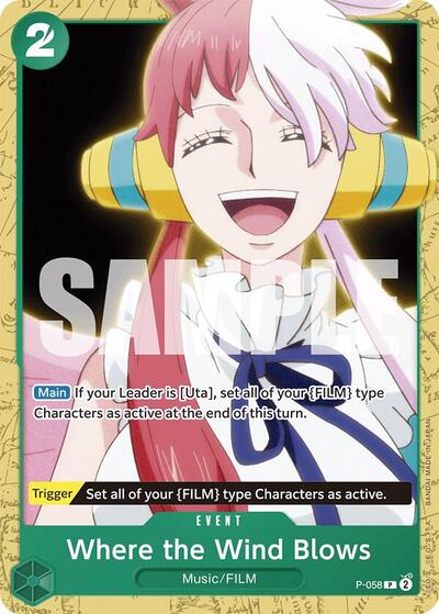 Where the Wind Blows #P-058 Starter Deck 16: GREEN Uta
