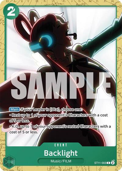 Backlight #ST11-003 Starter Deck 16: GREEN Uta