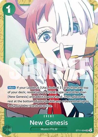 New Genesis #ST11-004 Starter Deck 16: GREEN Uta