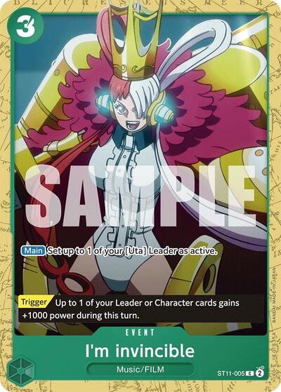 I'm invincible #ST11-005 Starter Deck 16: GREEN Uta