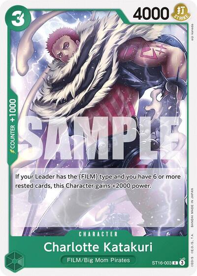 Charlotte Katakuri #ST16-003 Starter Deck 16: GREEN Uta