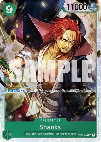 Shanks #ST16-004 Starter Deck 16: GREEN Uta