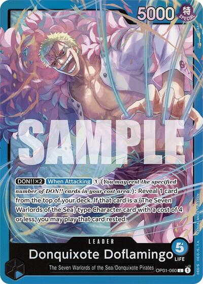 Donquixote Doflamingo (OP01-060) #OP01-060 Starter Deck 17: BLUE Donquixote Doflamingo
