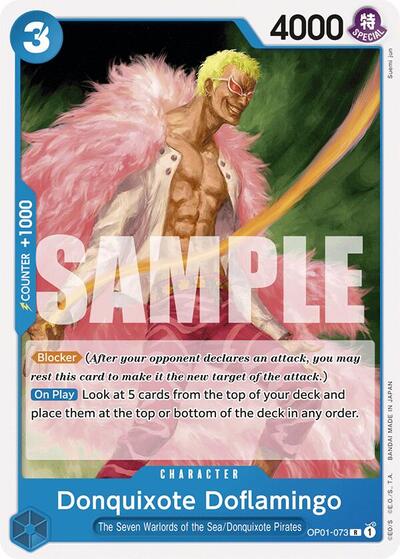 Donquixote Doflamingo (OP01-073) #OP01-073 Starter Deck 17: BLUE Donquixote Doflamingo