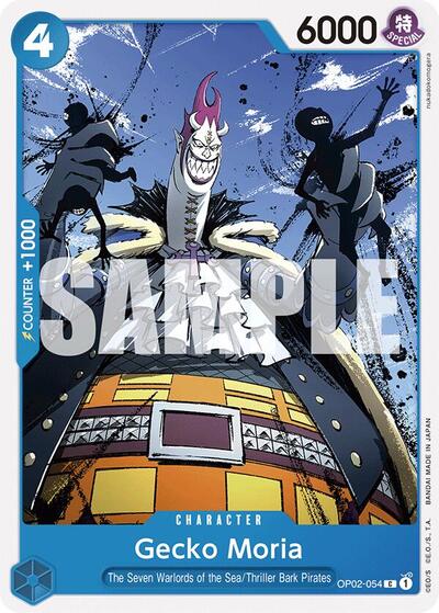 Gecko Moria (OP02-054) #OP02-054 Starter Deck 17: BLUE Donquixote Doflamingo
