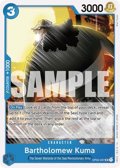 Bartholomew Kuma #OP02-057 Starter Deck 17: BLUE Donquixote Doflamingo