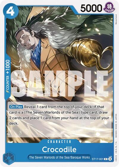 Crocodile #ST17-001 Starter Deck 17: BLUE Donquixote Doflamingo
