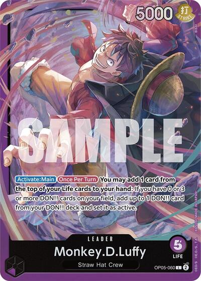 Monkey.D.Luffy (OP05-060) #OP05-060 Starter Deck 18: PURPLE Monkey.D.Luffy