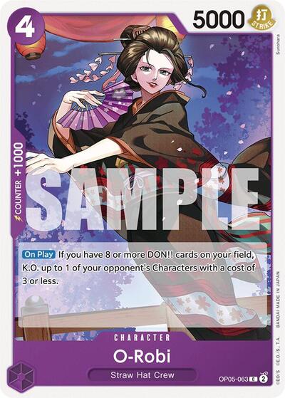 O-Robi #OP05-063 Starter Deck 18: PURPLE Monkey.D.Luffy