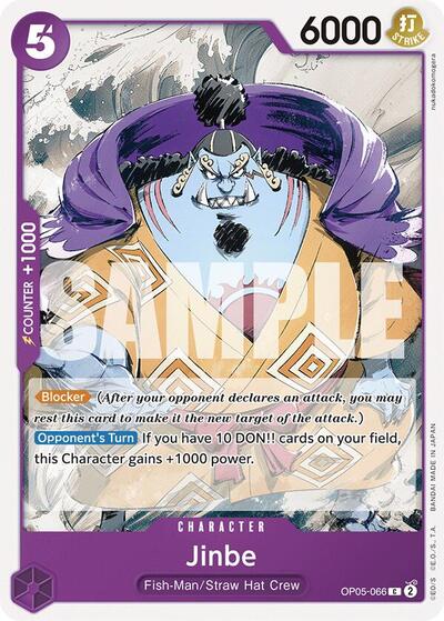 Jinbe #OP05-066 Starter Deck 18: PURPLE Monkey.D.Luffy