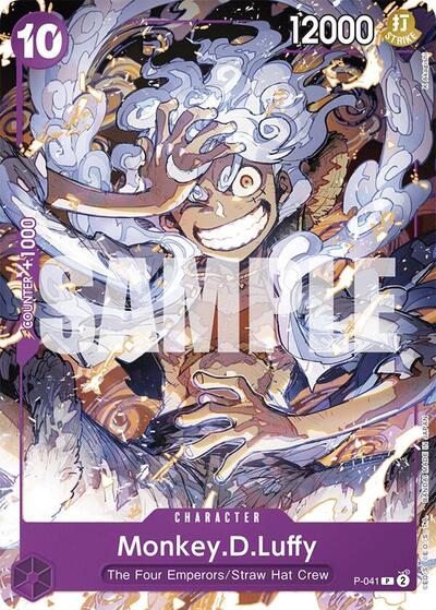 Monkey.D.Luffy (P-041) #P-041 Starter Deck 18: PURPLE Monkey.D.Luffy