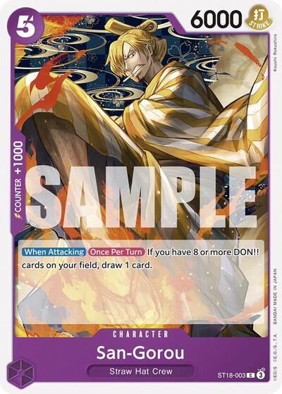 San-Gorou #ST18-003 Starter Deck 18: PURPLE Monkey.D.Luffy