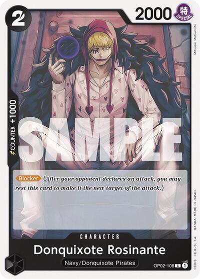 Donquixote Rosinante #OP02-108 Starter Deck 19: BLACK Smoker
