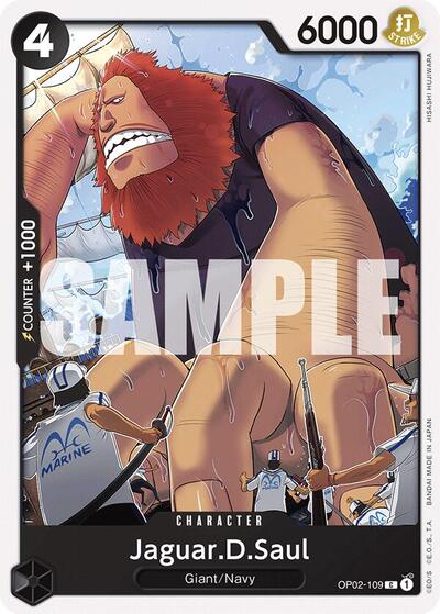 Jaguar.D.Saul #OP02-109 Starter Deck 19: BLACK Smoker