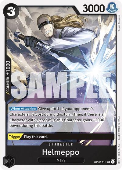 Helmeppo #OP02-113 Starter Deck 19: BLACK Smoker