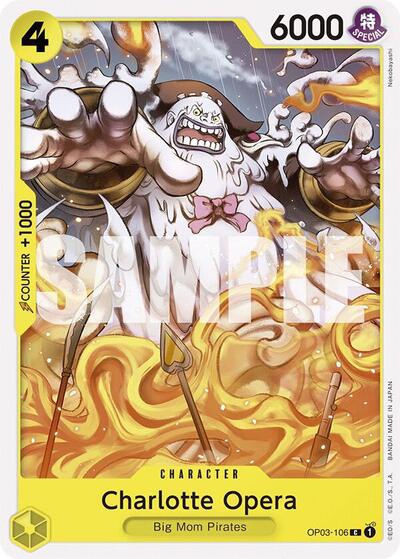 Charlotte Opera #OP03-106 Starter Deck 20: YELLOW Charlotte Katakuri