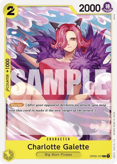 Charlotte Galette #OP03-107 Starter Deck 20: YELLOW Charlotte Katakuri