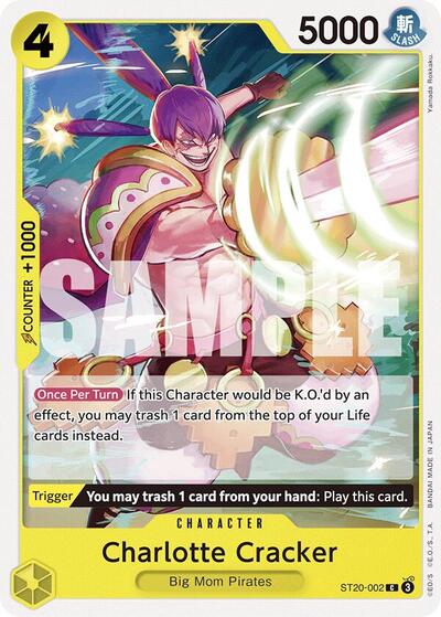 Charlotte Cracker #ST20-002 Starter Deck 20: YELLOW Charlotte Katakuri