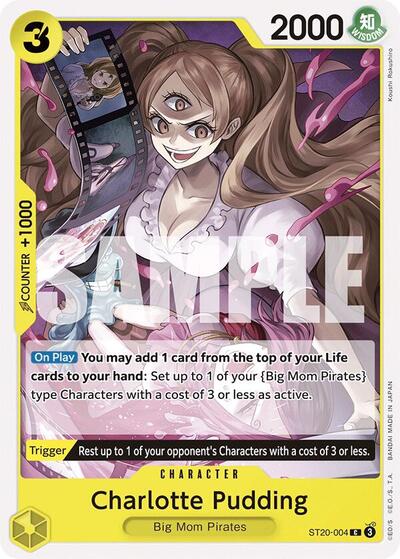 Charlotte Pudding (ST20-004) #ST20-004 Starter Deck 20: YELLOW Charlotte Katakuri