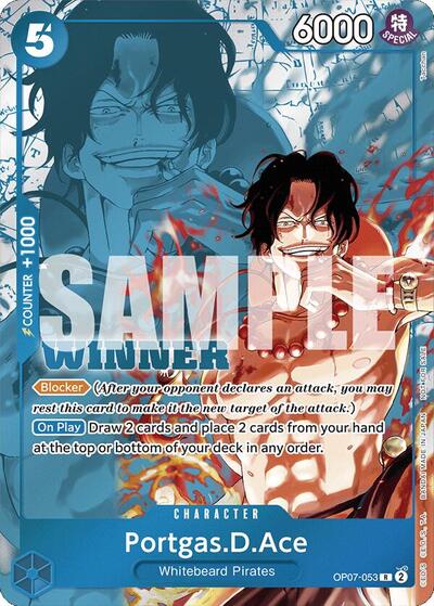 Portgas.D.Ace (Winner Pack 2024 Oct.-Dec.) #OP07-053 One Piece Promotion Cards