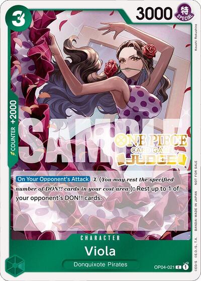 Viola (Judge Pack Vol. 4) #OP04-021 One Piece Promotion Cards