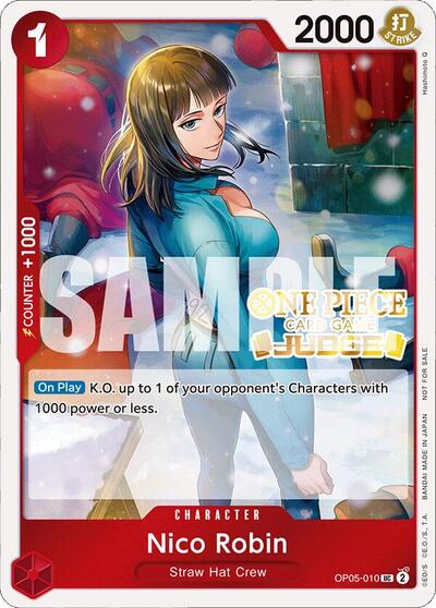 Nico Robin (Judge Pack Vol. 4) #OP05-010 One Piece Promotion Cards