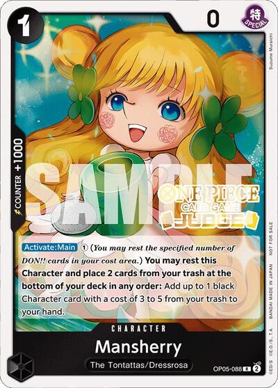 Mansherry (Judge Pack Vol. 4) #OP05-088 One Piece Promotion Cards