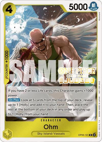 Ohm (Judge Pack Vol. 4) #OP05-101 One Piece Promotion Cards