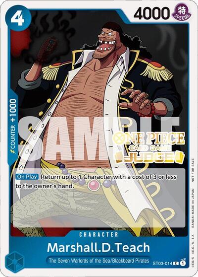 Marshall.D.Teach (Judge Pack Vol. 4) #ST03-014 One Piece Promotion Cards