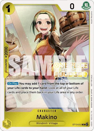 Makino (Judge Pack Vol. 4) #ST13-012 One Piece Promotion Cards